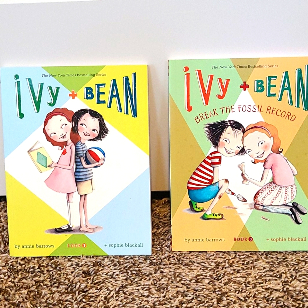 NY Bestselling series. Ivy and Bean. Book 1 and 3